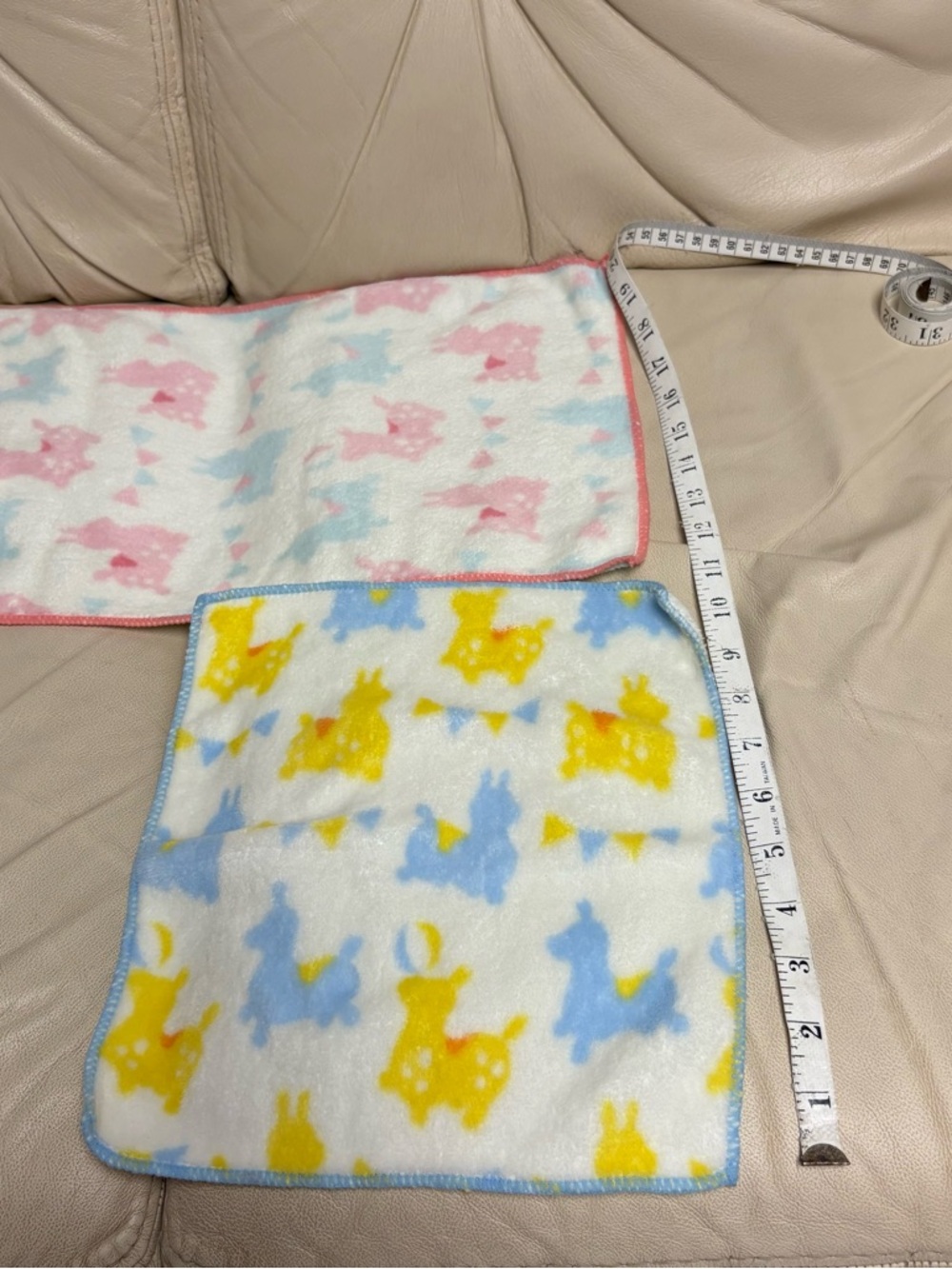 Set of 2 Rody Japan Hand Towels Pink Blue Yellow - Picture 8 of 8